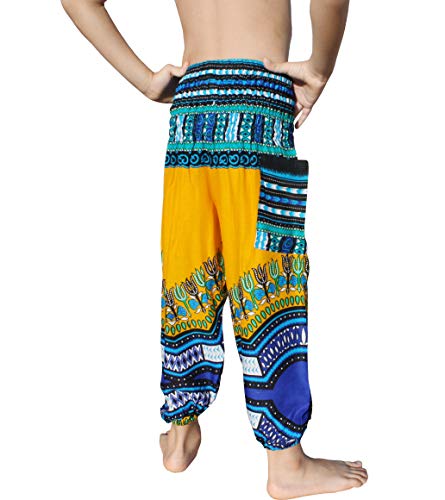 Image of Full Funk Rayon Smock Waist Child Lounging Comfortable Elephant Aladdin Pants