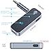 KAIY Bluetooth 5.3 Transmitter Receiver, Bluetooth Transmitter for TV/Headphone/Airplane, Aux Wireless Adapter for Car, Audio Receiver for Home Stereo/Car Stereo/Speakers