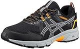 Cordones ASICS Gel-Venture 8 Waterproof, Zapatillas de Trail Running Hombre, Black Shocking Orange, 41.5 EU