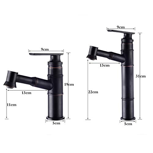 Robinet de cuisine style antique noir pour une ambiance bistrot rétro chic