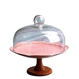 ZEELYDE Mikrowellenabdeckhaube/Mikrowellen Abdeckung/Fliegenhaube, 10,5-Zoll-Kuchenform, Käsebrottablett, Hochzeitsbar, Ausstellungsstand, Küchenstaubschutz, dreifarbig