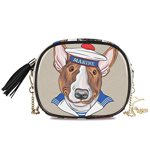 Preisvergleich Produktbild XiangHeFu Geldbörse Kartenhalter Münzkoffer Lustiger Hund Marine Pattern Große Kapazität Telefon Tasche Organizer Geldbörse