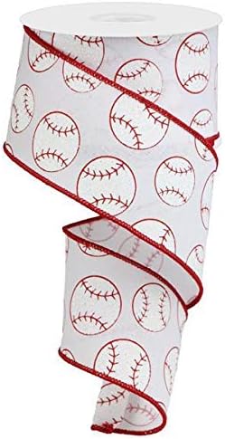 スポーツグリッターワイヤーリボン 10ヤード 2.5" RGA117127