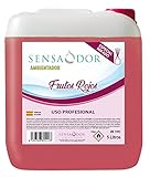 Ambientador para mikados Garrafa ambientador recambio para mikados 5 litros Sensaodor (Frutos rojos)