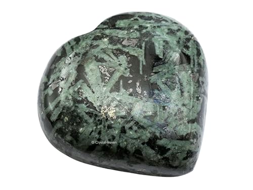 Image of Crystal Heaven Certified Flower Stone Heart Palm Pebbles Stones For Anxiety Stress Relief Massage-Aaa Grade Original Healing Gemstone Agate Heart Palm Stone For Yoga Meditation Spiritual