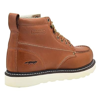 Golden Fox Steel Toe Men's Lightweight Work Boots Moc Toe Boot Insulated