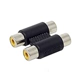 Inhalt 3 Stück 3 Stück SBS Chinch Kupplung 2X RCA 2X Buchse / 2X Buchse Audio Video AV Verbinder Adapter Splitter