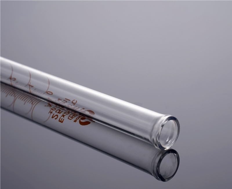 Klasse A Borosilikatglas-Bürette mit PTFE-Hahn - Hohe Genauigkeit ±0,04ml, 10ml 25ml 50ml 100ml(50ml)