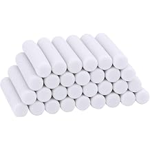 50 Pcs White Rubber Eraser Refill with Refills Replacement Erasers Sketch Suitable for School, Office Lovely and Attractive, Standard Pencil Erasers, Eraser Refill  5 * 25mm