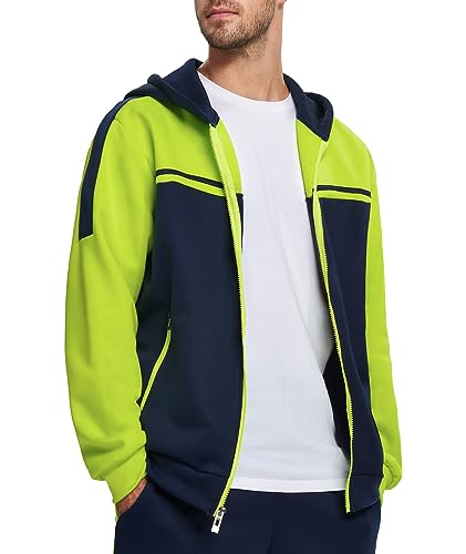 SWISSWELL Men's 2 Piece Tracksuit Athletic Hoodie & Sweatpants Sweatsuit - image 3