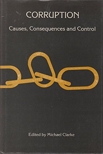 Corruption: Causes, Consequences, and Control 0312170076 Book Cover