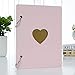 Produktbild Almabner Holz-Fotoalbum, 15,2 cm, herzförmig, Holzeinband, Fotoalbum, Basteln, Baby-Wachstum, perfekt als Thanksgiving Hochzeits-Gästebuch, Rose, Free Size