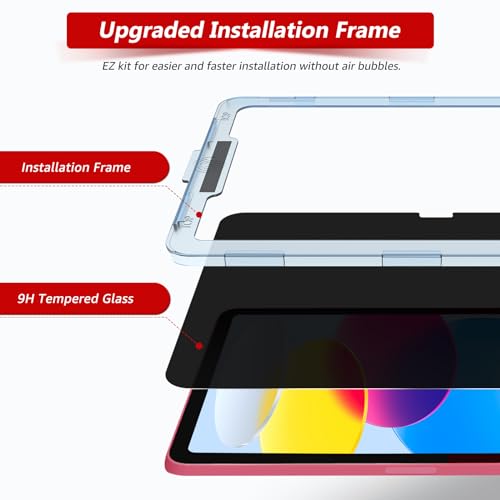 bersem Privacy Screen Protector for iPad A16 11th/10th Generation - image 2