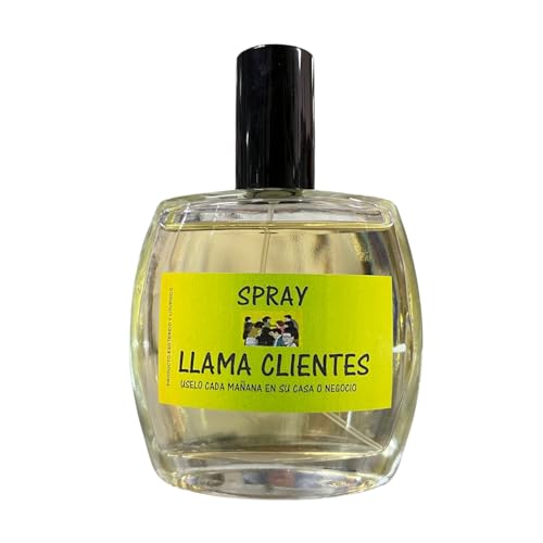 Ambientador Atrae Clientes (100ml) | Spray Pulverizador Litúrgico Llama Clientes para Aumentar las Ventas e Ingresos de un Negocio, Tienda o Casa.
