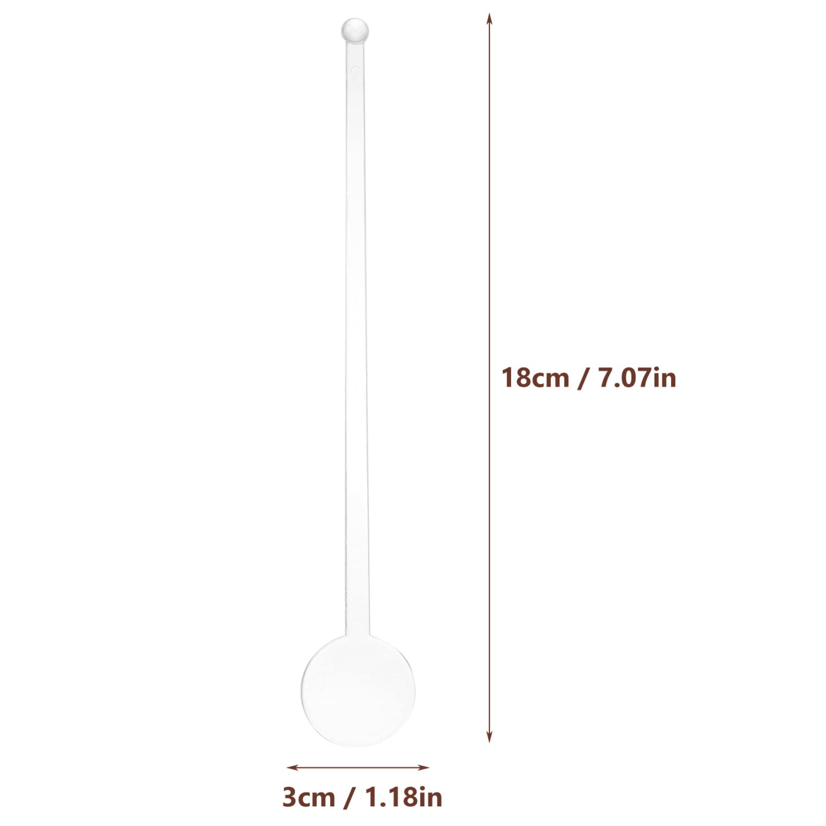 Cabilock 80Pcs Reusable Cocktail Stirring Sticks Drink Mixer for Juice and Cocktails for Parties and Daily Use Heat Resistant and Tasteless