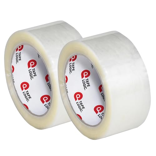 Image of Tape Logic Packing Tape (2-Rolls), 2 inch x 55 yd - Heavy Duty Packaging Tape Refill for Shipping, Moving, Order Fulfillment, Hot Melt 2.2 Mil