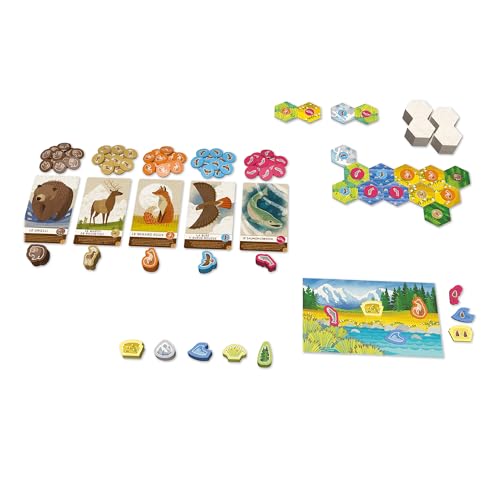 Lucky Duck Games | CASCADIA Paysages | Extension Jeu de Société | Jeu de Stratégie pour Enfants dès | Nouvelles Cartes Décomptes & Tuiles Habitat | 1 à 6 Joueurs | 30 à 45 min | En Français - vue 9