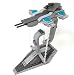 Produktbild Brigamo Superhelden Helicarrier Bausteine Raumschiff, Tensegrity Anti Gravitations Diorama, 269 Klemmbausteine