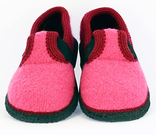 Beck Unisex Kinder Bobby Blau Hausschuhe, Pink, 35 EU