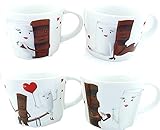 rosenthal sammeltassen wert -Könitz Porzellan Kinder Riegel Sammeltassen Alle 4 unterschiedlichen Tassen von Ferrero ! Milky & Schoki 2020 NEU