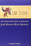 Diseño creativo Alma Litera. Estudios dedicados al profesor José Manuel Ruiz Asencio