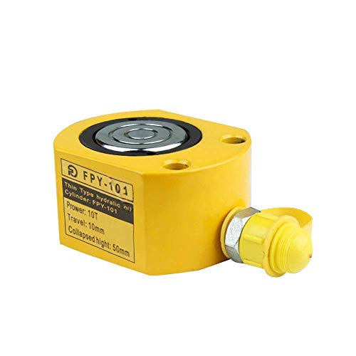 CGOLDENWALL 30T Hydraulikheber Ultradünner Einzelabschnitt Hydraulikzylinder 丨 14 mm Hub 丨64 mm Eigenhöhe 丨 50.24 cm²Nutzfläche Hydraulischer Flaschenzylinder