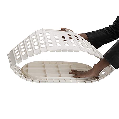 Mind Reader LFOLDBASK-IVO 38 Liter Folding, Collapsible Laundry, Foldable Storage Basket, Bathroom, Bedroom, Home, Ivory by Mind Reader - Used condition - Image 6