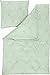 Produktbild ESTELLA Bettwäsche Kian Mako-Interlock-Jersey Salbei Größe 135x200 cm (80x80 cm)