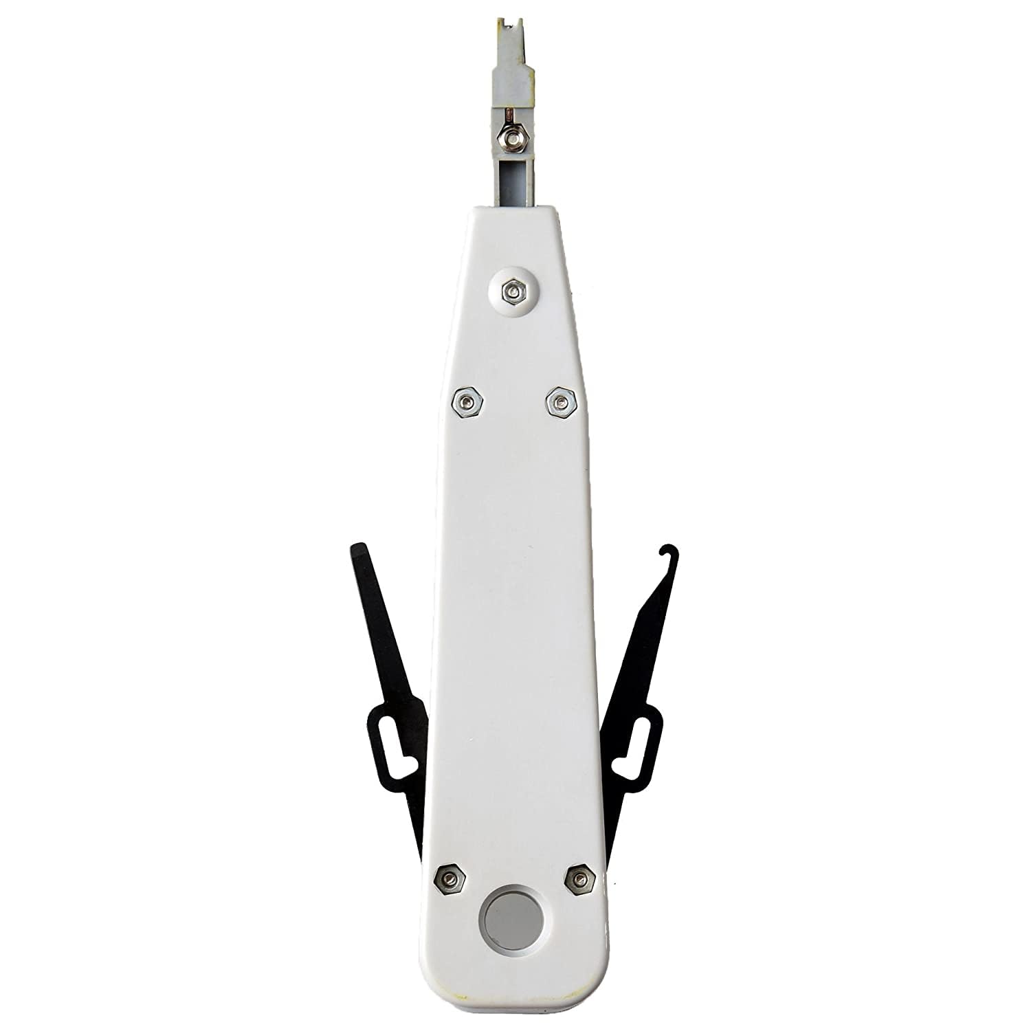XIKKART Punch Tool Crimping tool Krone Tool Impact Punchdown Tool IO insertion Tool Ratchet Type for 110 krone type Amp Modules Telephone Krone Tool Kronning Telephone Wire Junction Box (Pack OF 1)