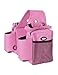 Tough 1 Nylon Water Bottle/Gear Carrier Saddle Bag, Pink