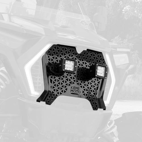 Barre lumineuse LED Polaris RZR XP 1000 avec grille de calandre noire