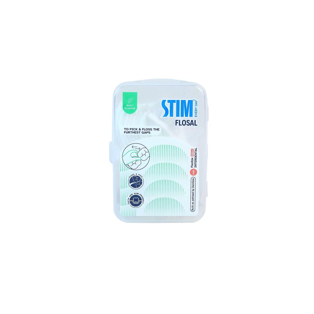 STIM Flosal (Pack of 3) | Easy Right Floss Pick (B081T8P8B4) Amazon Price History, Amazon Price Tracker