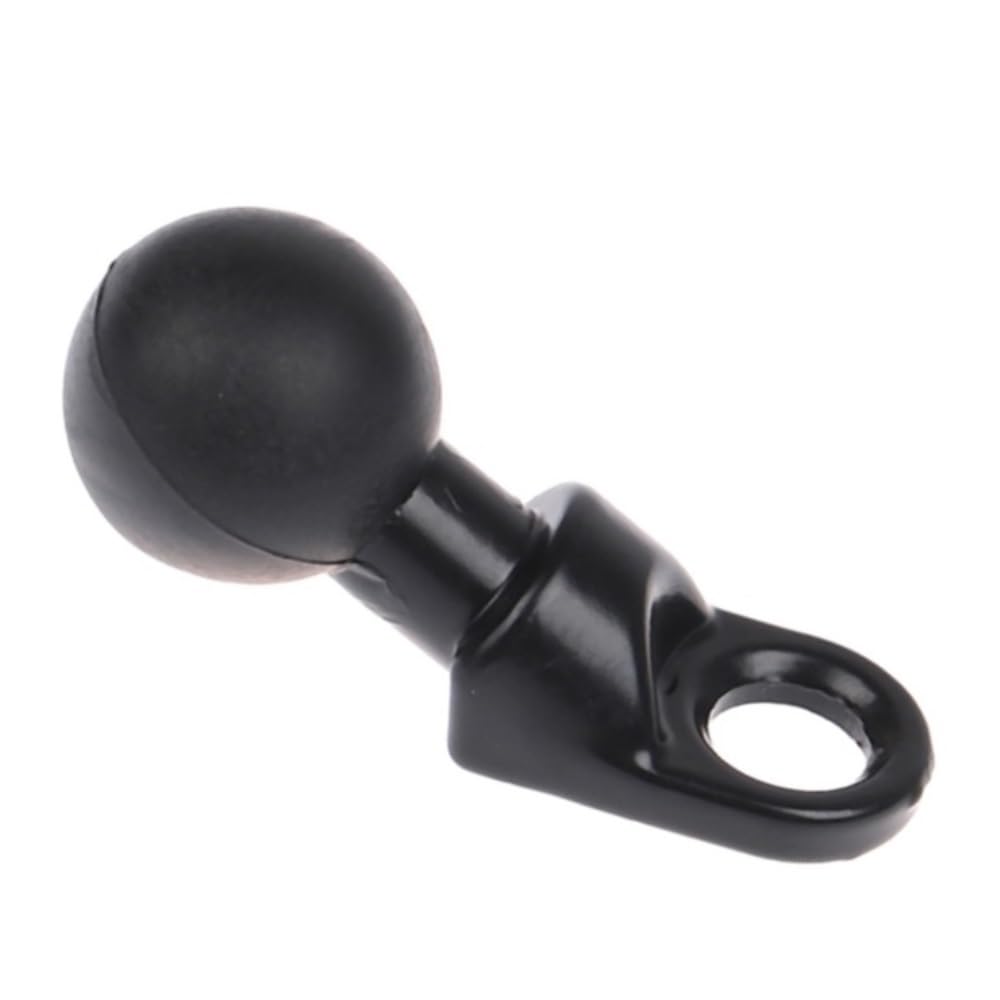 Motorcycle Angled Base with 10mm Hole 1'' Ball Head Mobile Phone Camera Holder Fit for Motorbike Bicycle