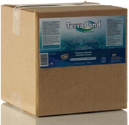 TerraPond Ion Charged Mineral Fish, Insect, Reptile, Aquatic Plant Supplement and Water Purifer, 50-Pound Box