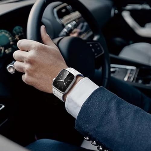 Image of SNBLK Magnetic Watchband Compatible with Apple Watch for Men 44mm 45mm 46mm 49mm 42mm 41mm 40mm 38mm Women, Silicone Sport Strong Magnet Strap for iWatch Series 11 Ultra 3 Ultra 2 Se 10 9 8 7 6 5 4 1