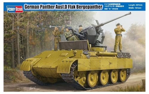 Panther Ausf D Flak Bergepanther Hobbyboss 1:35 kit de modélisme militaire haut de gamme