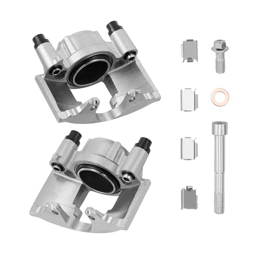 Image of BDFHYK 2pcs Front Disc Brake Caliper Compatible with Cadillac DeVille /Escalade 1992-2000,Compatible with Chevrolet C1500 /C2500, Compatible with GMC C1500 /Savana 2500 1988-2002