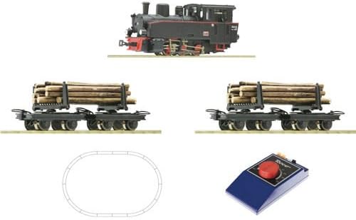 Roco 31030 Start - German Steam Logging Analogue Starter Set II