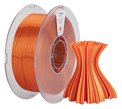 3D printing filament,Printer Consumables PLA Silk Filament 1.75mm, 3D Printer Filament Dimensional Accuracy +/- 0.03mm, 1kg Spool, Incredible Metallic Luster-White_1.75mm Fit Most FDM Printer