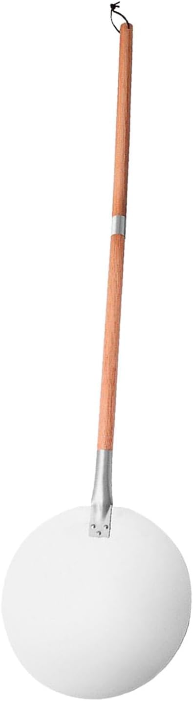 Pizza Spade, Convenient, with Wooden Handle, Homemade Pizza Bread Metal Pizza Paddle Pizza Peel for Kitchen Bread Pasta Pastry, 127cm