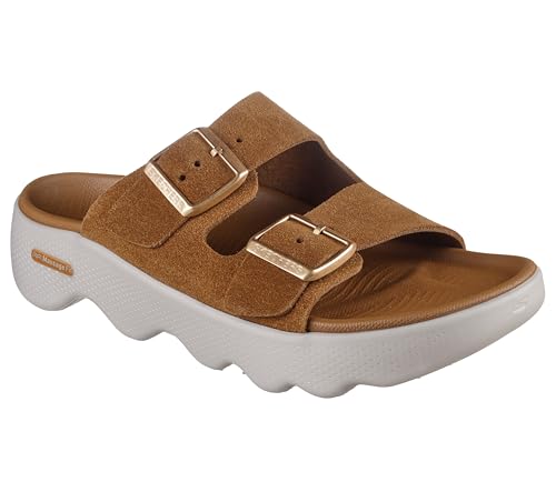 Skechers Femme On-The-Go sandale glissante pour marcher sans douleur grâce à l'effet massant intégré