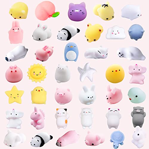 32 Stück Squishy Fidget Toys - Kawaii Anti-Stress Spielzeug Für Kinder & Erwachsene