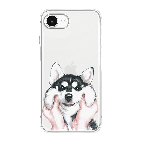 Cute Husky Face iPhone TPU Protective Case