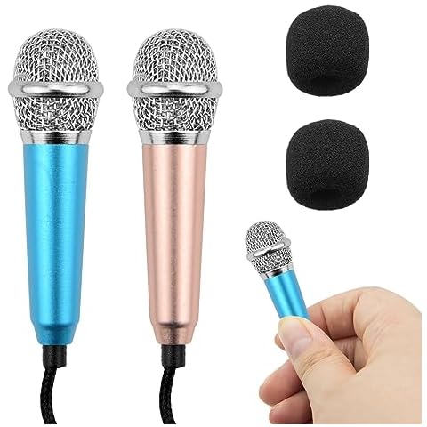 Lot de 2 mini microphones Leikedun Cover