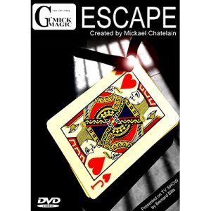 Escape DVD Gimmick Rouge effet visuel et matériel de précision