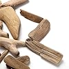 20 Pcs Natural Driftwood Pieces Branch Slices Craft Sticks Beach Decor for for DIY Crafts Photo Props Craft Sticks, Beach Wood Crafts Decor Craft Supplies #1