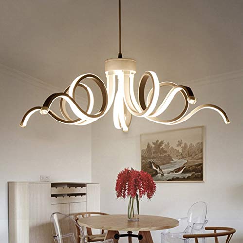 Lustre moderne à 5 têtes pour salon et chambre