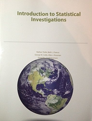 Introduction to Statistical Investigations: Nathan Tintle ...