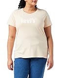 Graphic Tees Levi\'s Plus Size Perfect Tee Camiseta Tallas Grandes Mujer Poster Logo Peach Puree (Rosa) L