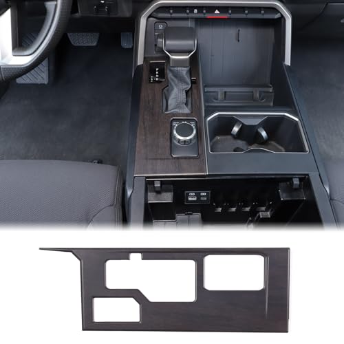 Aunginsy Central Control Gear Shift Panel Trim Cover Compatible with Toyota Tundra/Sequoia 2022-2025 2026, Gear Shifter Console Anti-Scratch Panel Frame Decorative Sticker Protection ABS Accessories